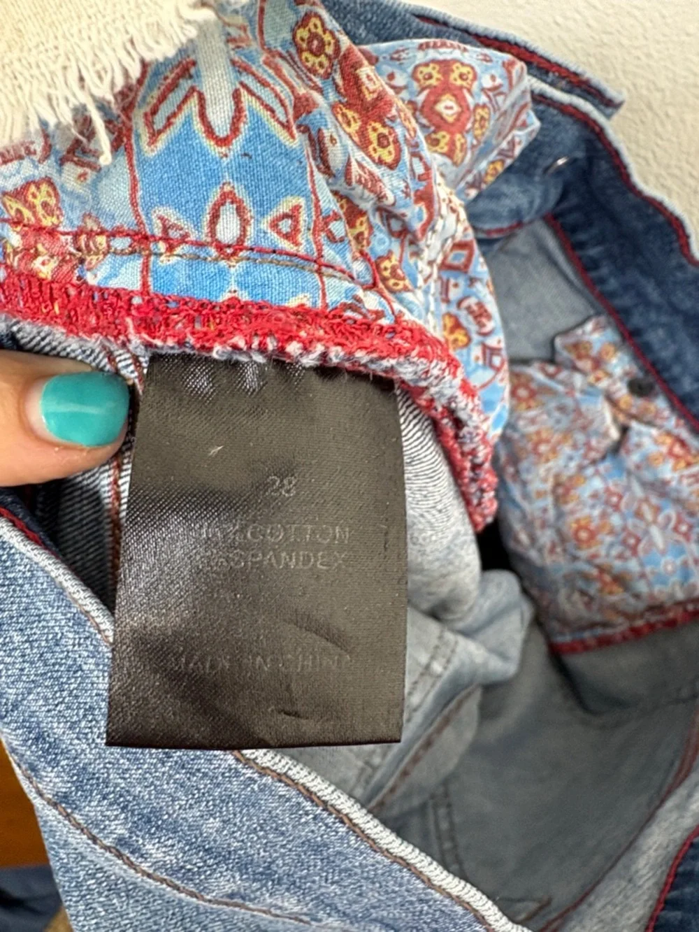 Johnny Was The Boyfriend Mid Rise Stretch Tapered Jeans Women Size 28